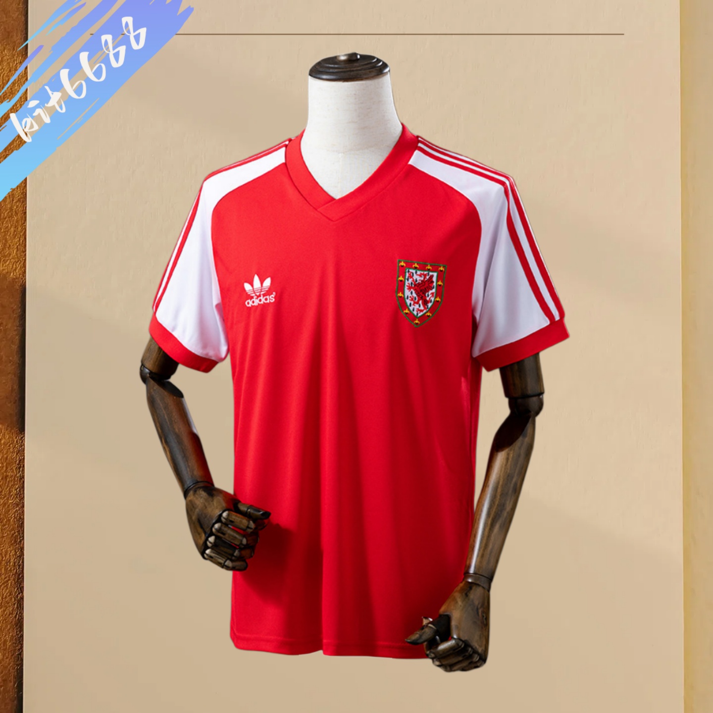1982 Wales home Retro Football Shirt