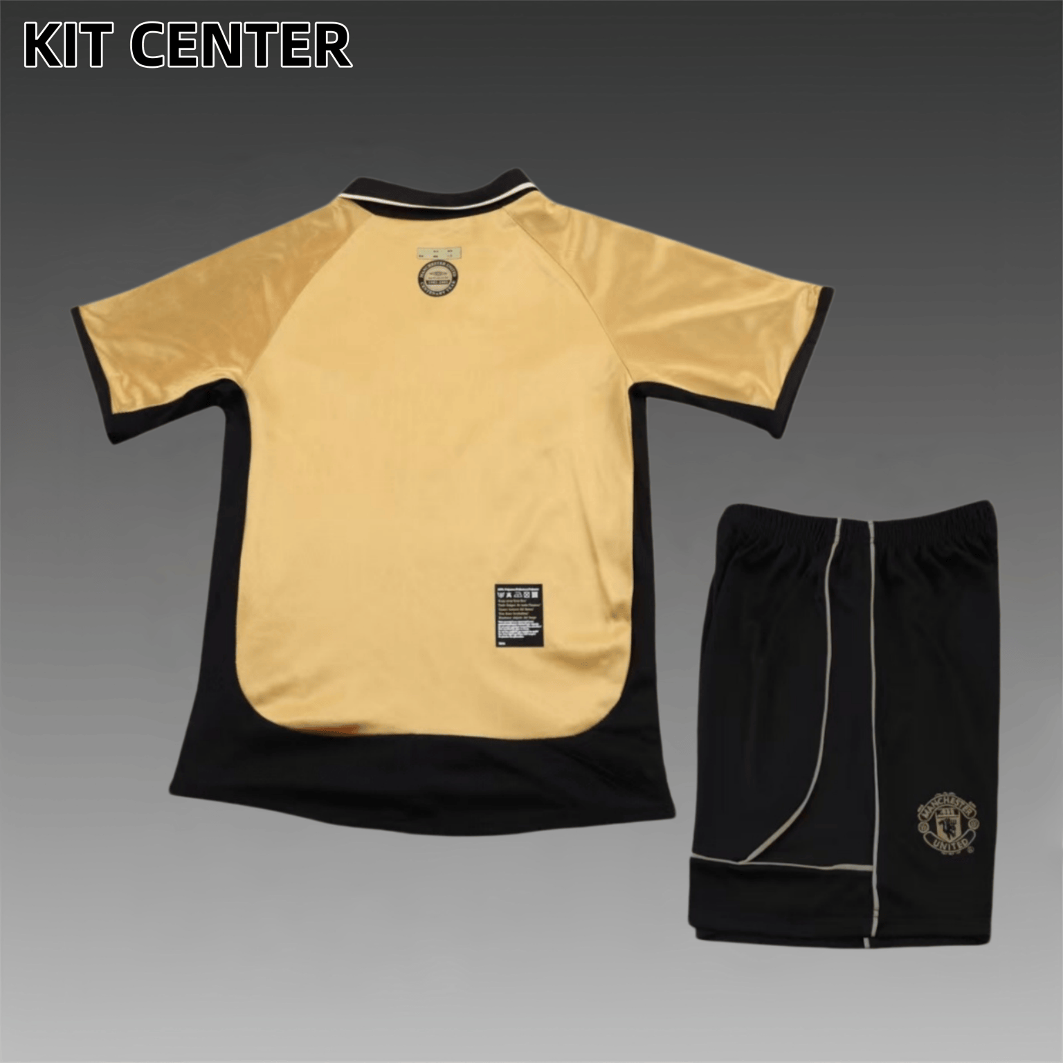 01/02 Manchester United Commemorative Edition Retro Football Soccer Kids Kit