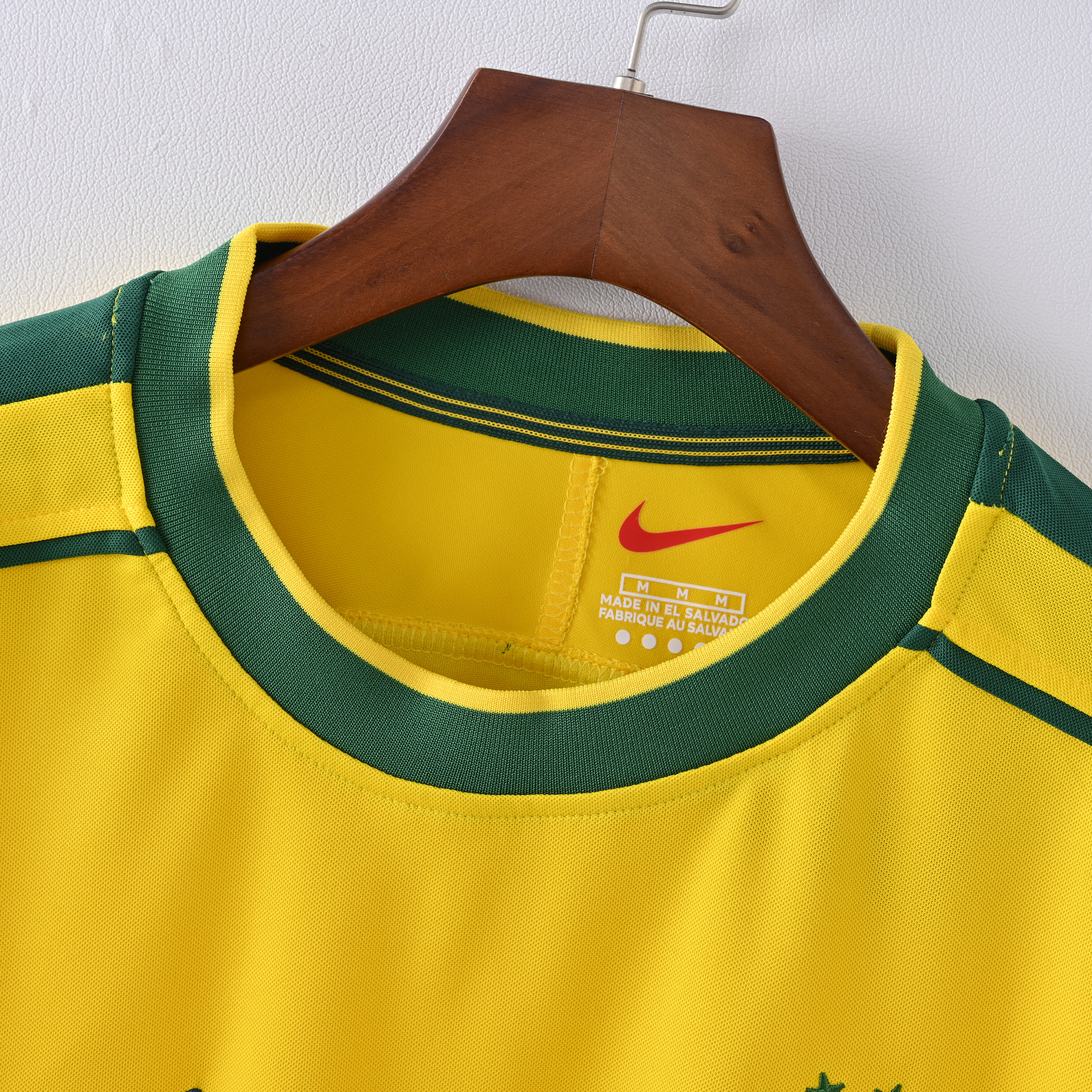 1998 Brazil home Retro Long-Sleeved Football Shirt (Fan Edition)