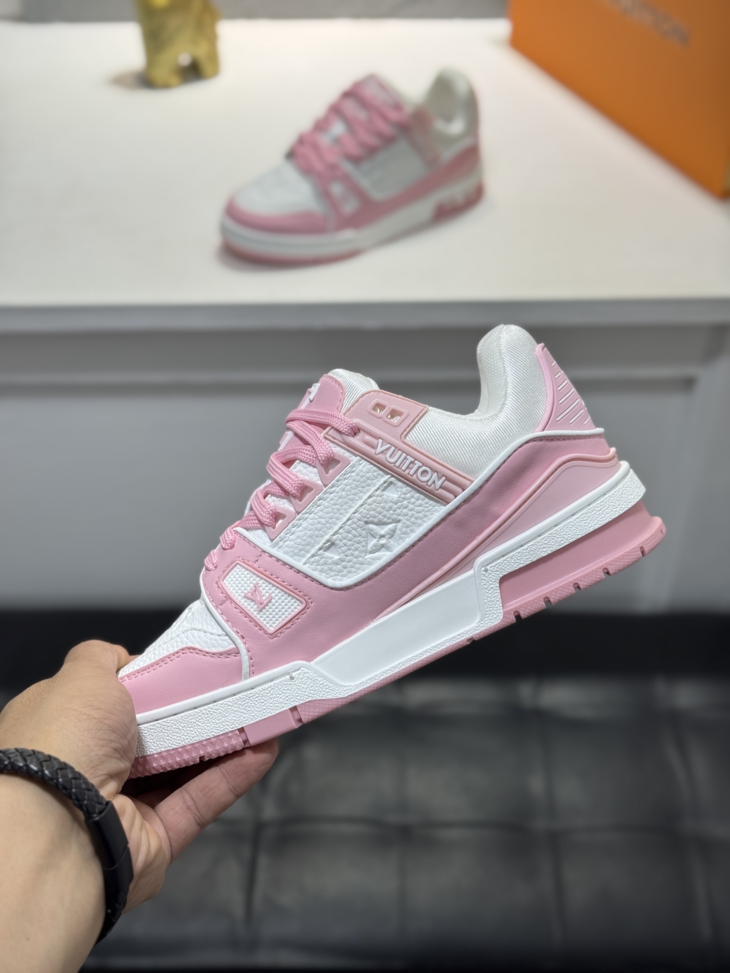 LV Louis vuitton Trainer Sneaker Low Virgil Abloh Monogram