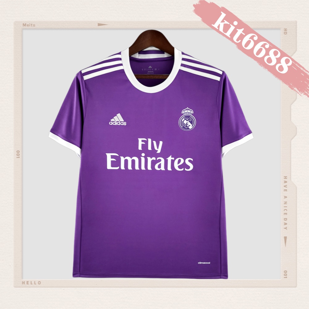 2017/2018 Real Madrid Away Retro Football Shirt