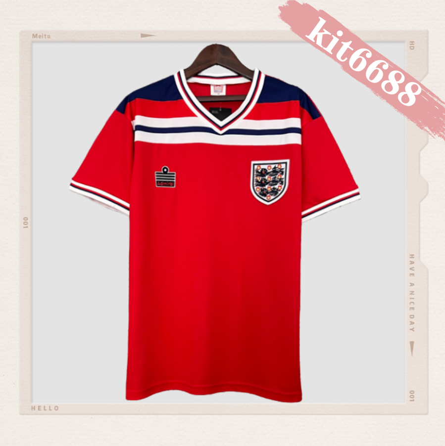 1982 England Away Retro Football Shirt