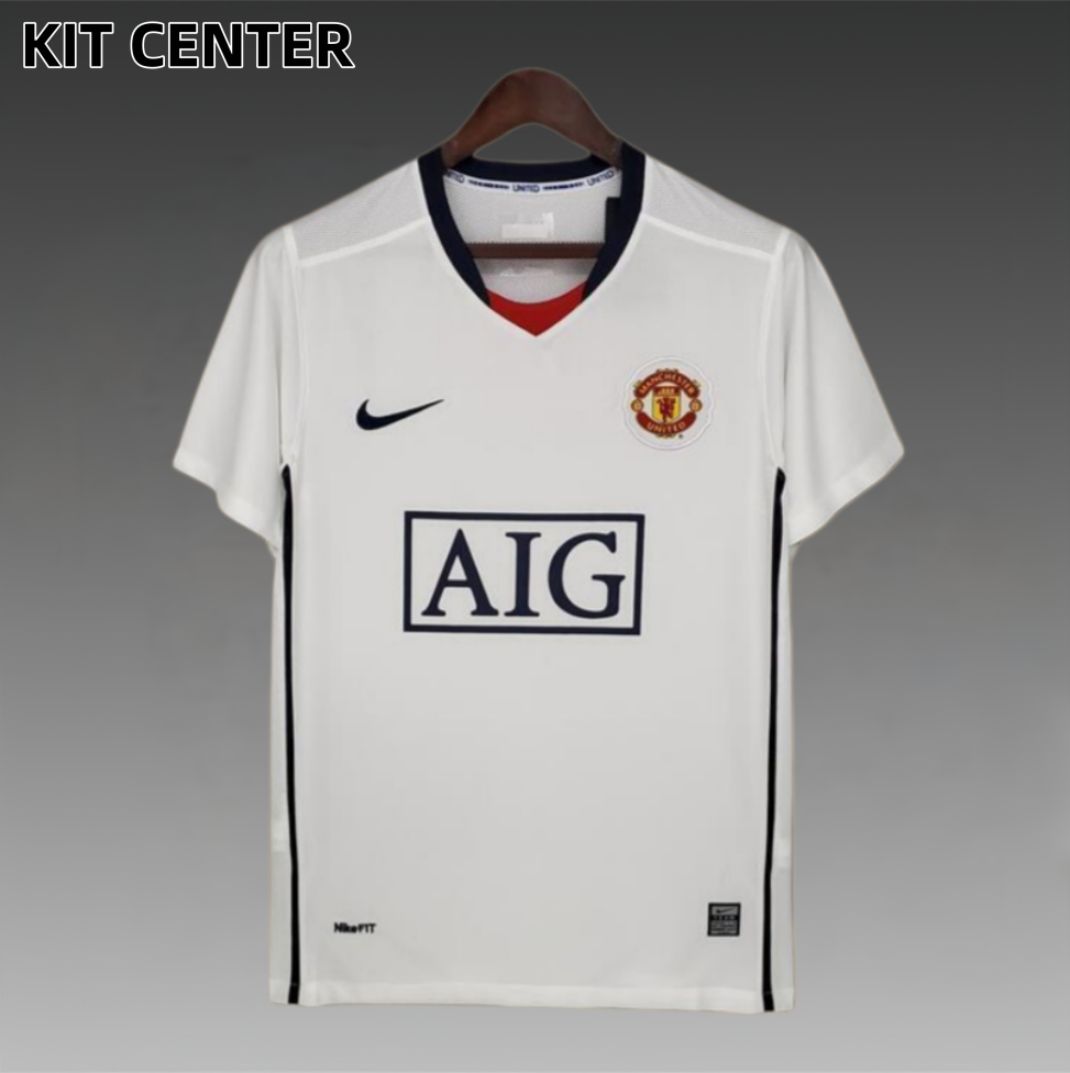 08/09 Manchester United Away retro football jersey