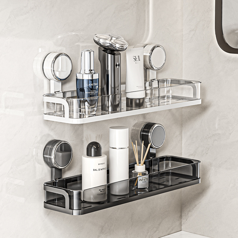 Suction Cup Toilet Storage Rack Punch-free Washbasin Storage Rack Wash Table Wall-mounted Toilet Bathroom Shelf