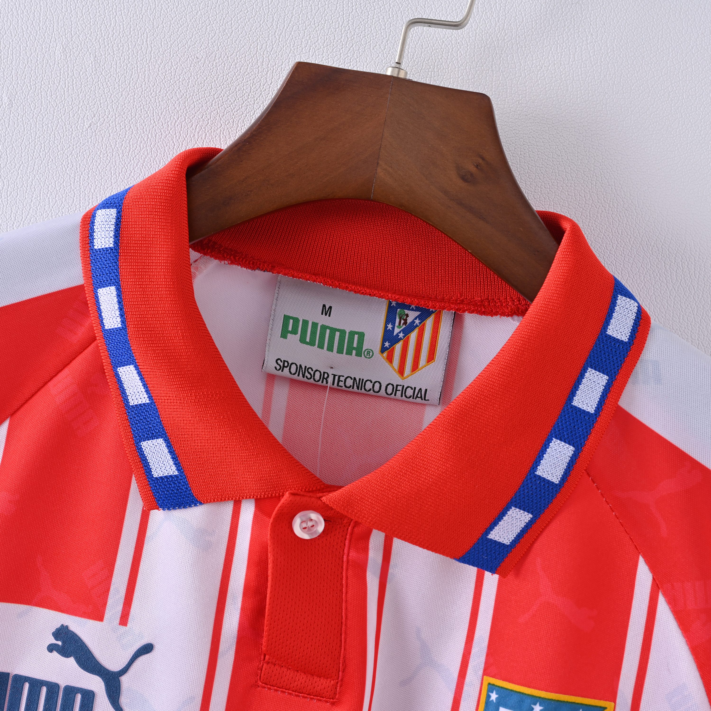 1994/1995 Atletico Madrid Home Retro Football Shirt