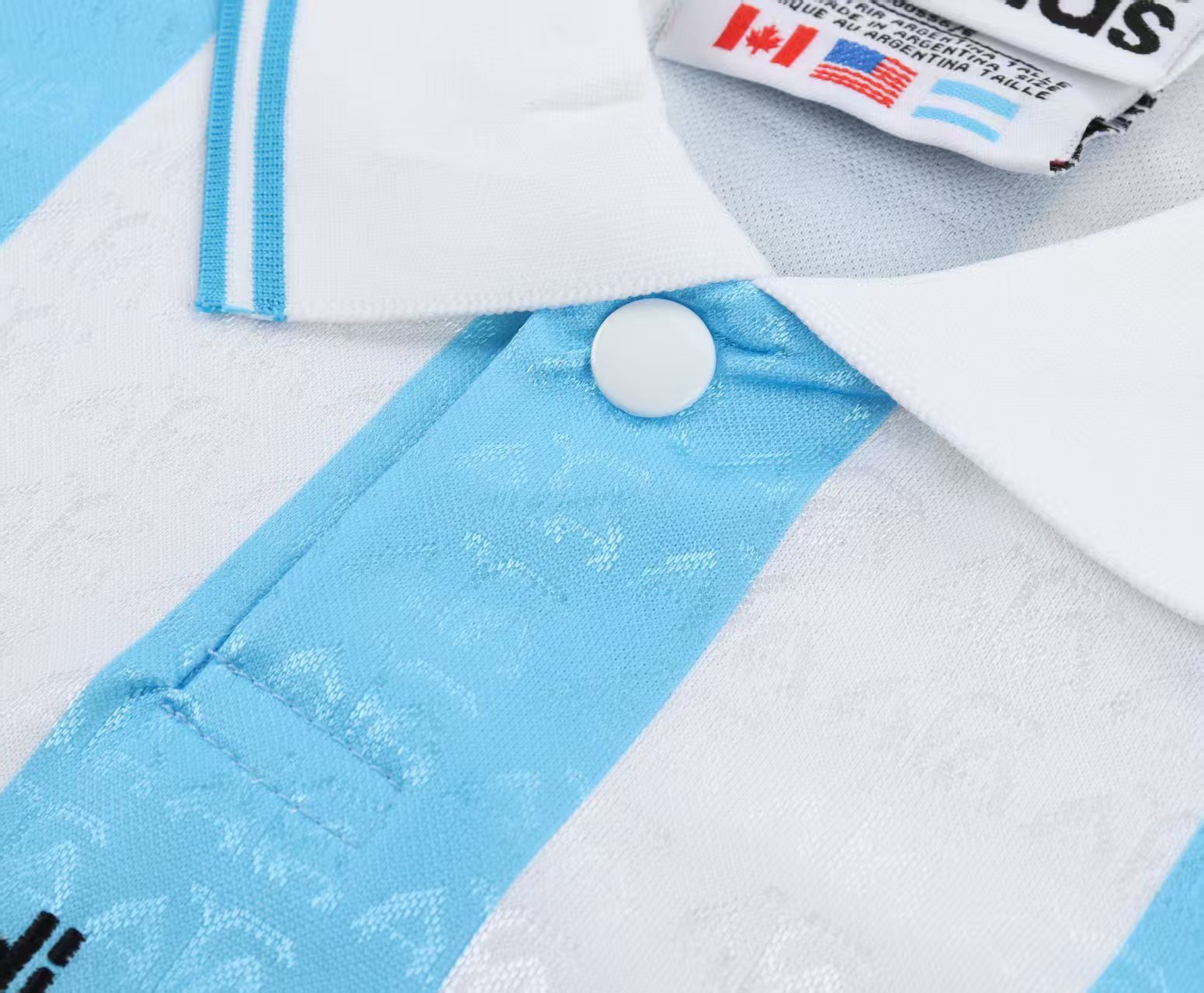 1994 Argentina home Retro  Football Shirt ( Kids Kit )