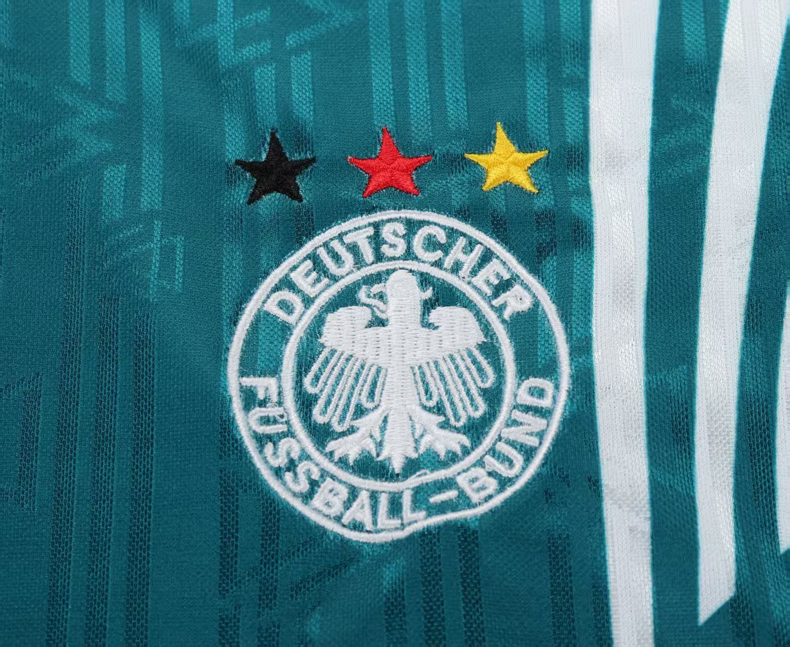 1996 Germany Away Retro Football Shirt ( Kids Kit )