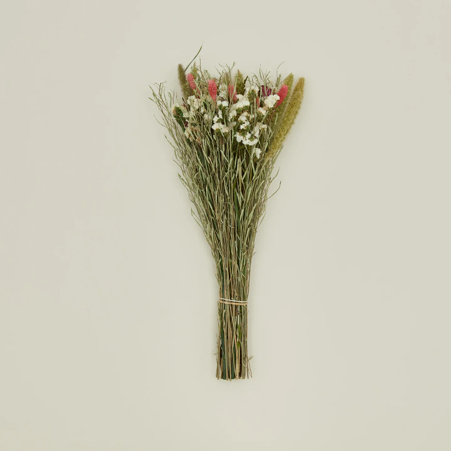 Dried Floral Bouquet - Pink Strawflower