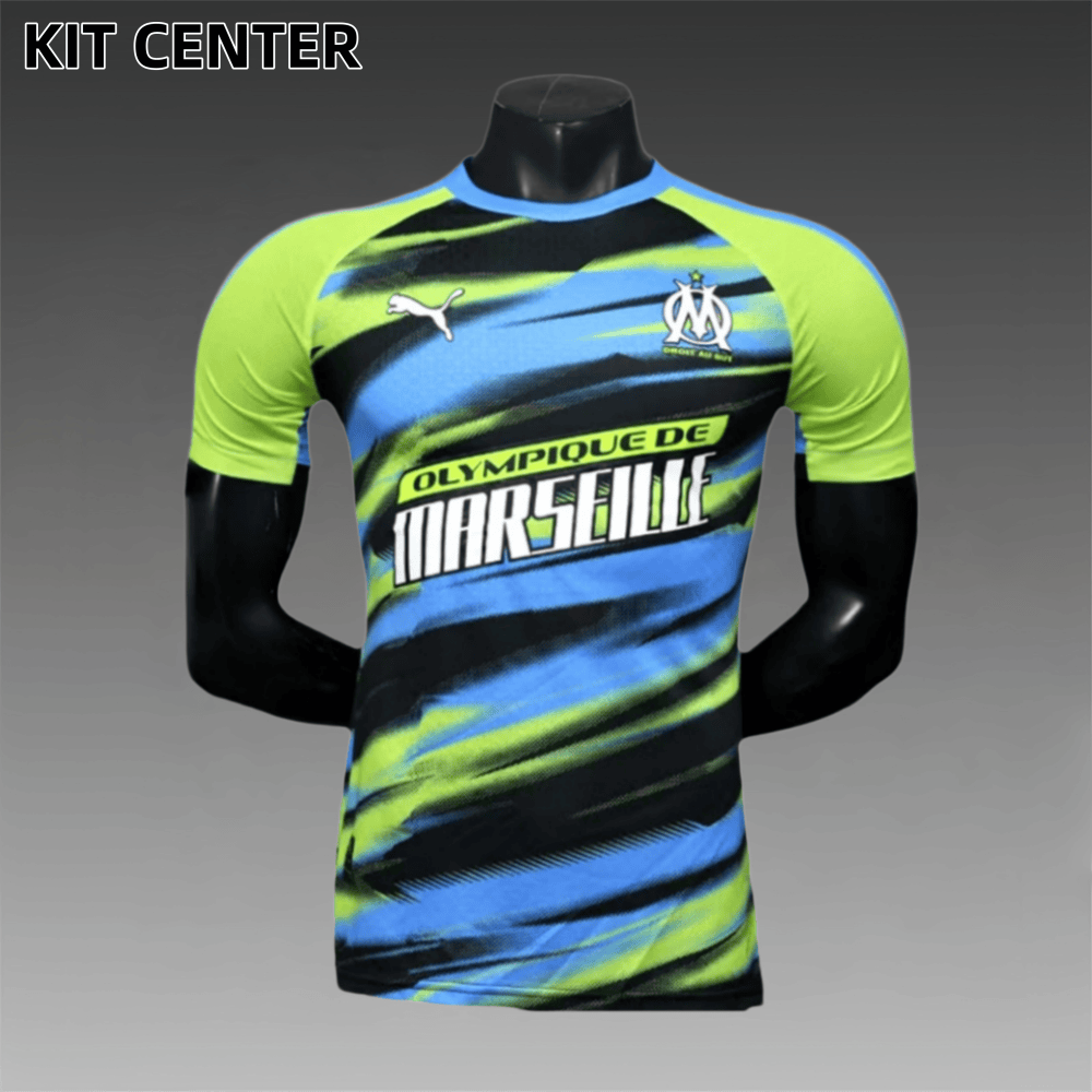 2025/2026 Marseille pre-match training football shirt (playerEdition)