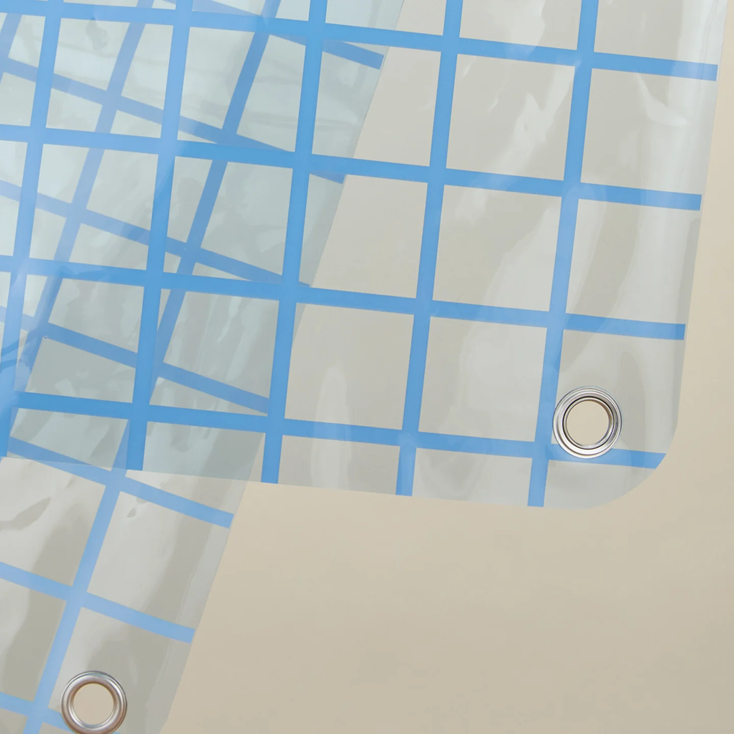 Sun Grid Shower Curtain - Atlantic