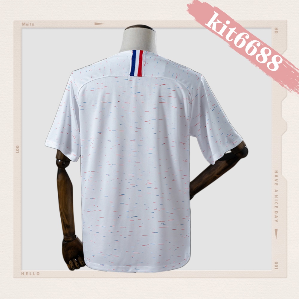 2018 France Away  Retro Football Shirt