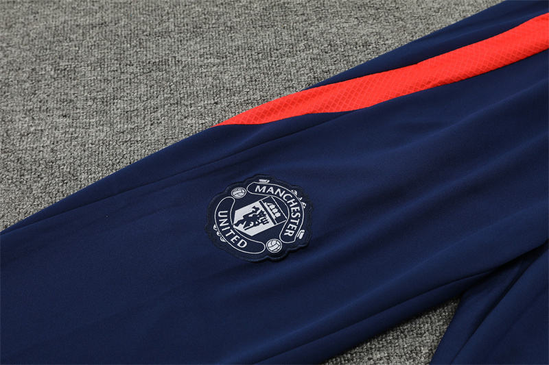 24/25 Manchester United Treasure Blue Half Zip Training Kit (Adult Kids Kit)