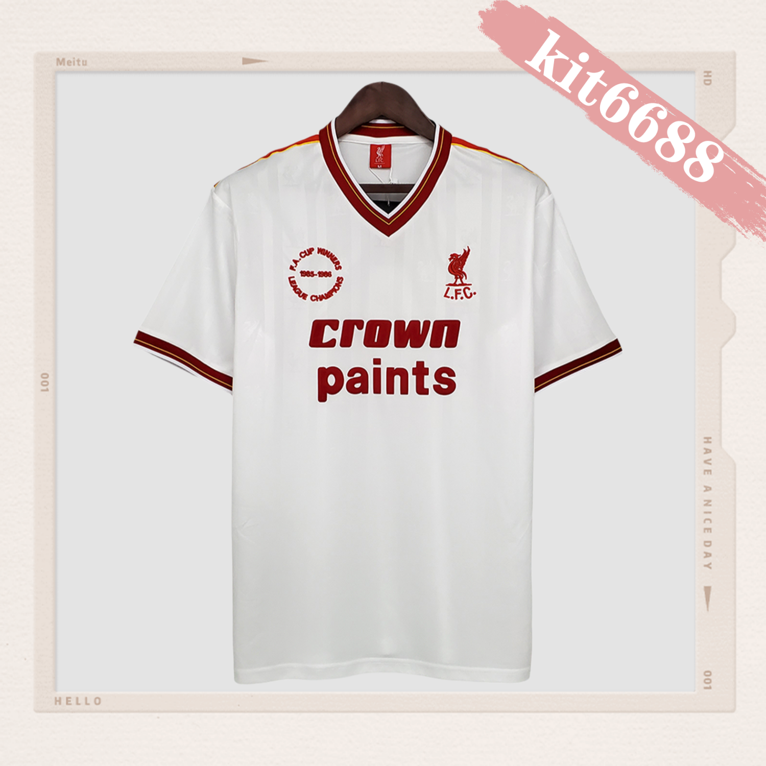 1985/1986 Liverpool Retro Away Football Shirt