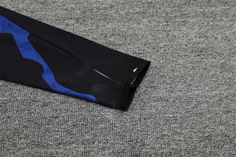 24/25 Manchester United Black  Half Zip Training Kit (Adult Kids Kit)