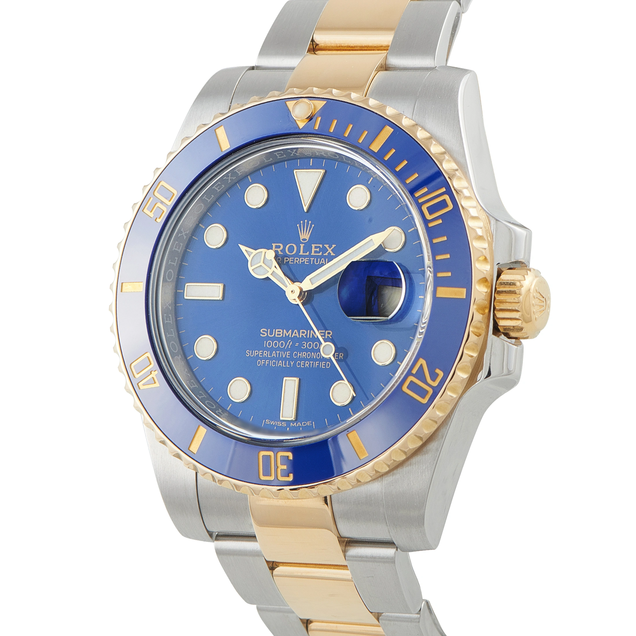 RolexSubmariner Steel and Yellow Gold Watch 116613