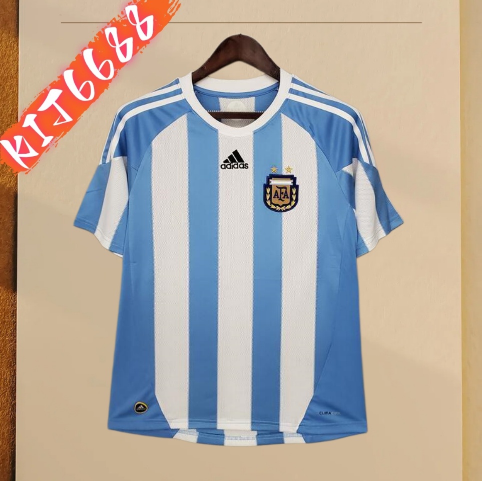 2010 Argentina Home Retro Football Shirt