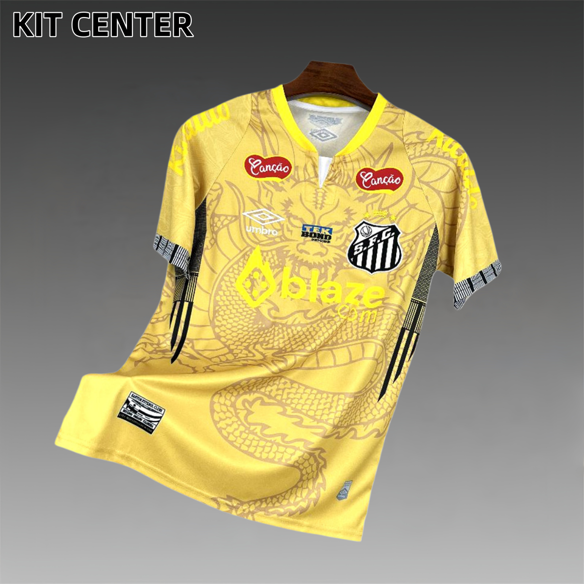 2025/2026 Santos Dragons Yellow Special Edition Football Shirt (Fan Edition)