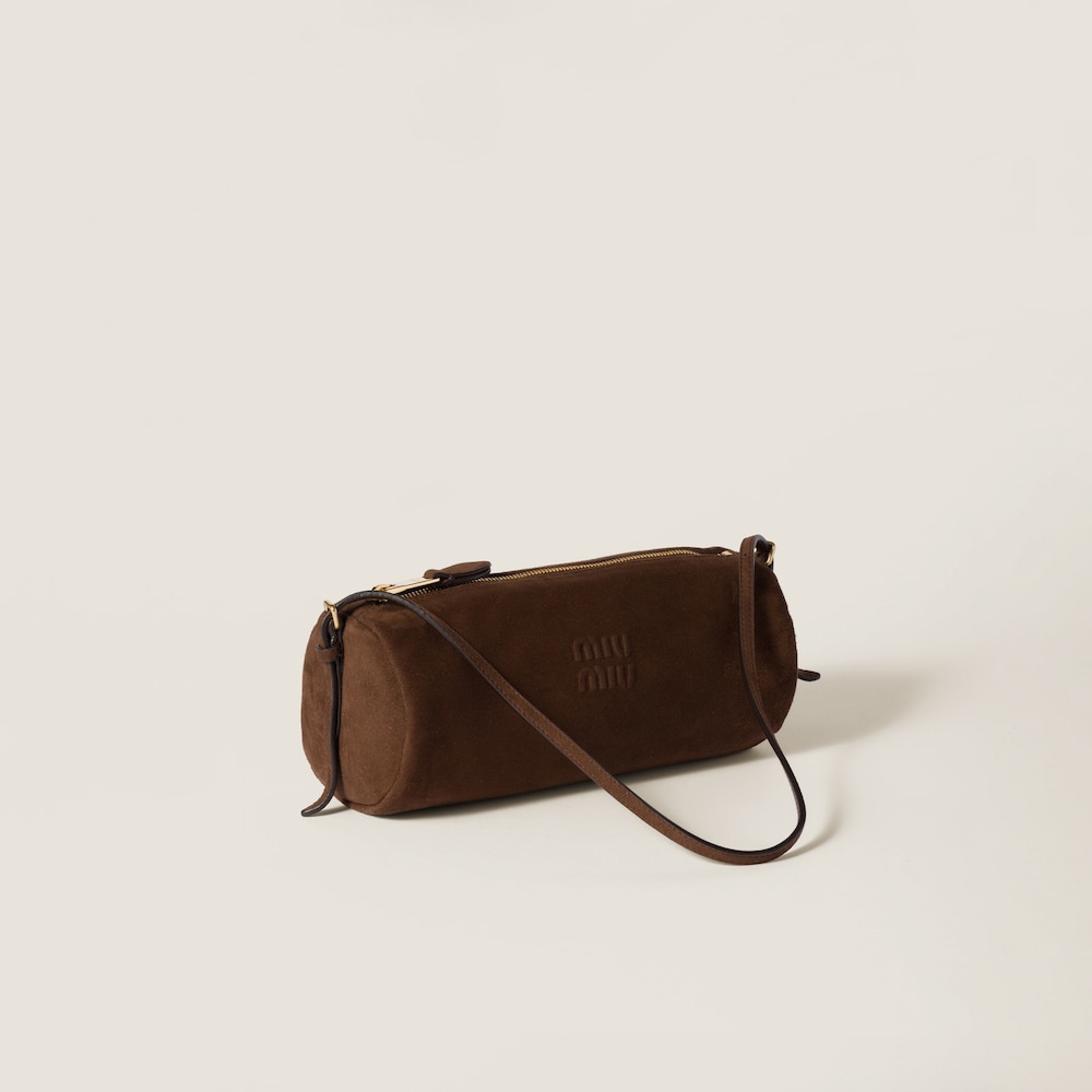 Suede pouch