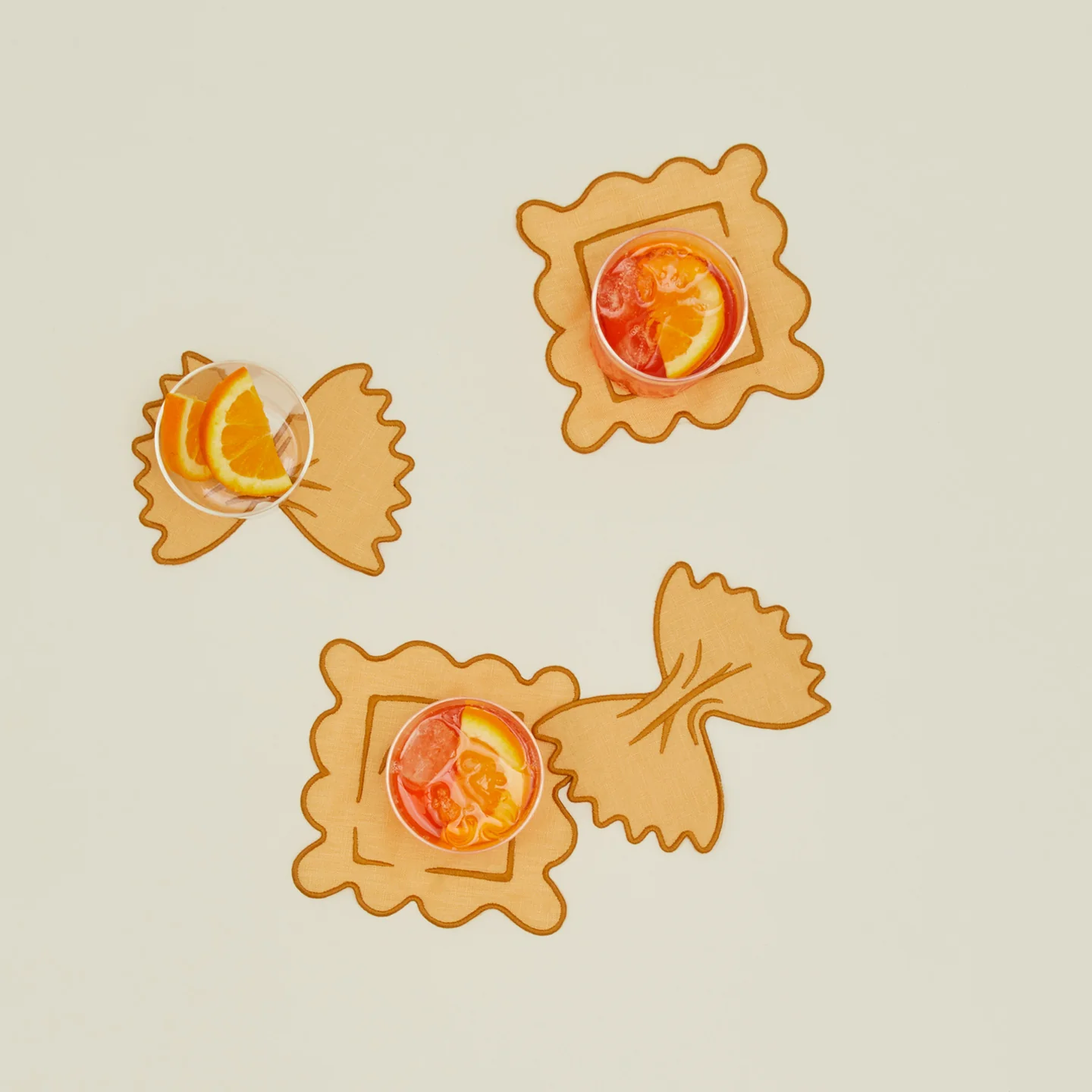 Pasta Cocktail Napkins, Set of 4