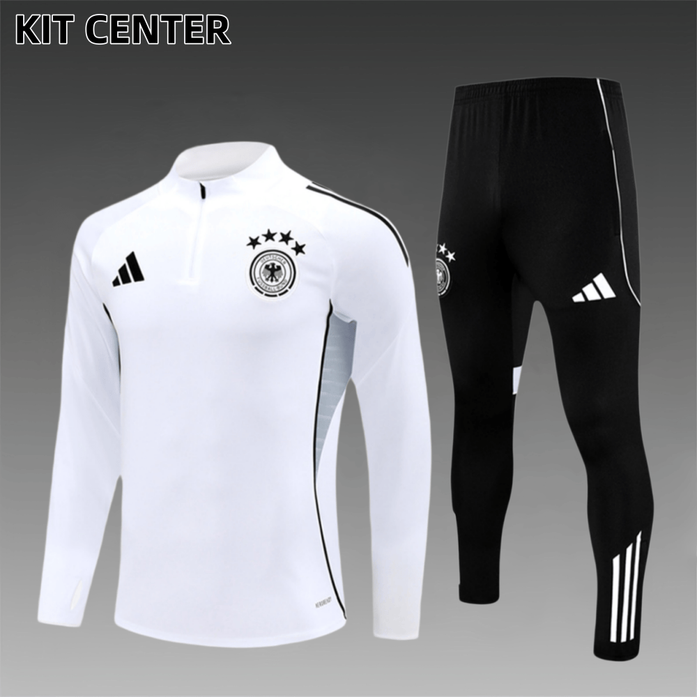 2025/2026 Germany Half Zip Kids Jersey (Kids Kit)