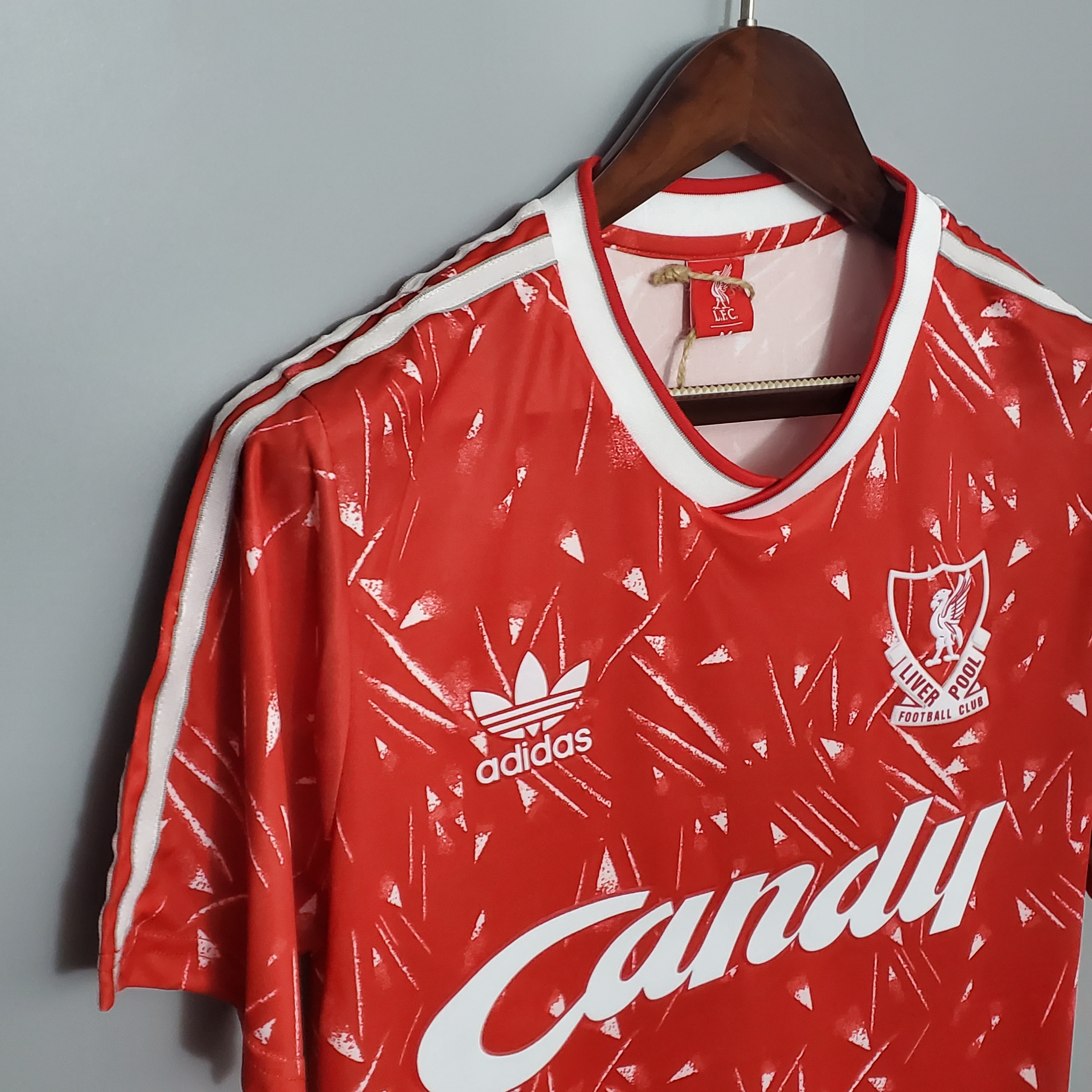 1989/1991 Liverpool Retro Home Football Shirt