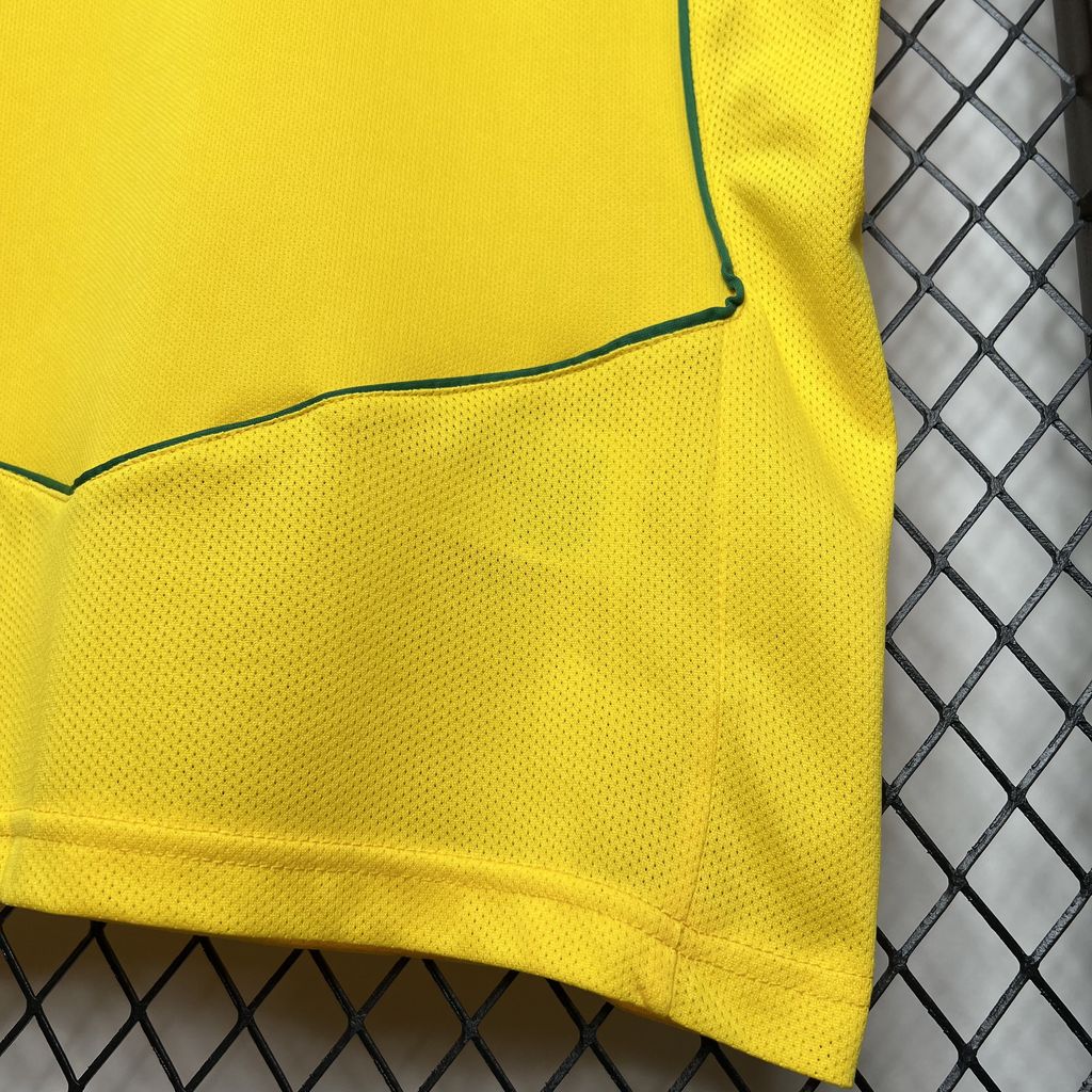 2004 Brazil Home Retro Football Shirt