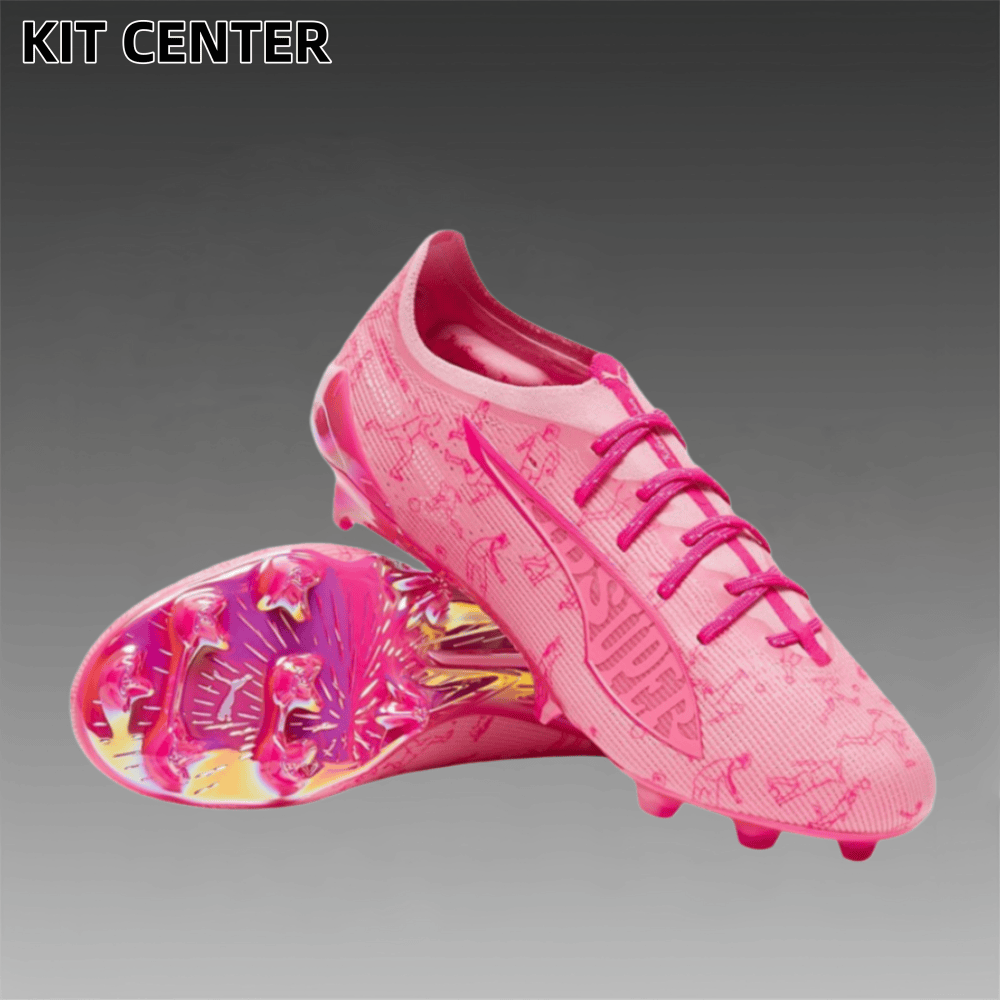 P Ultra 5 Ultimate FG Club World Cup X Kidsuper - Pink Lilac/Fast Pink/Ravish LIMITED EDITION