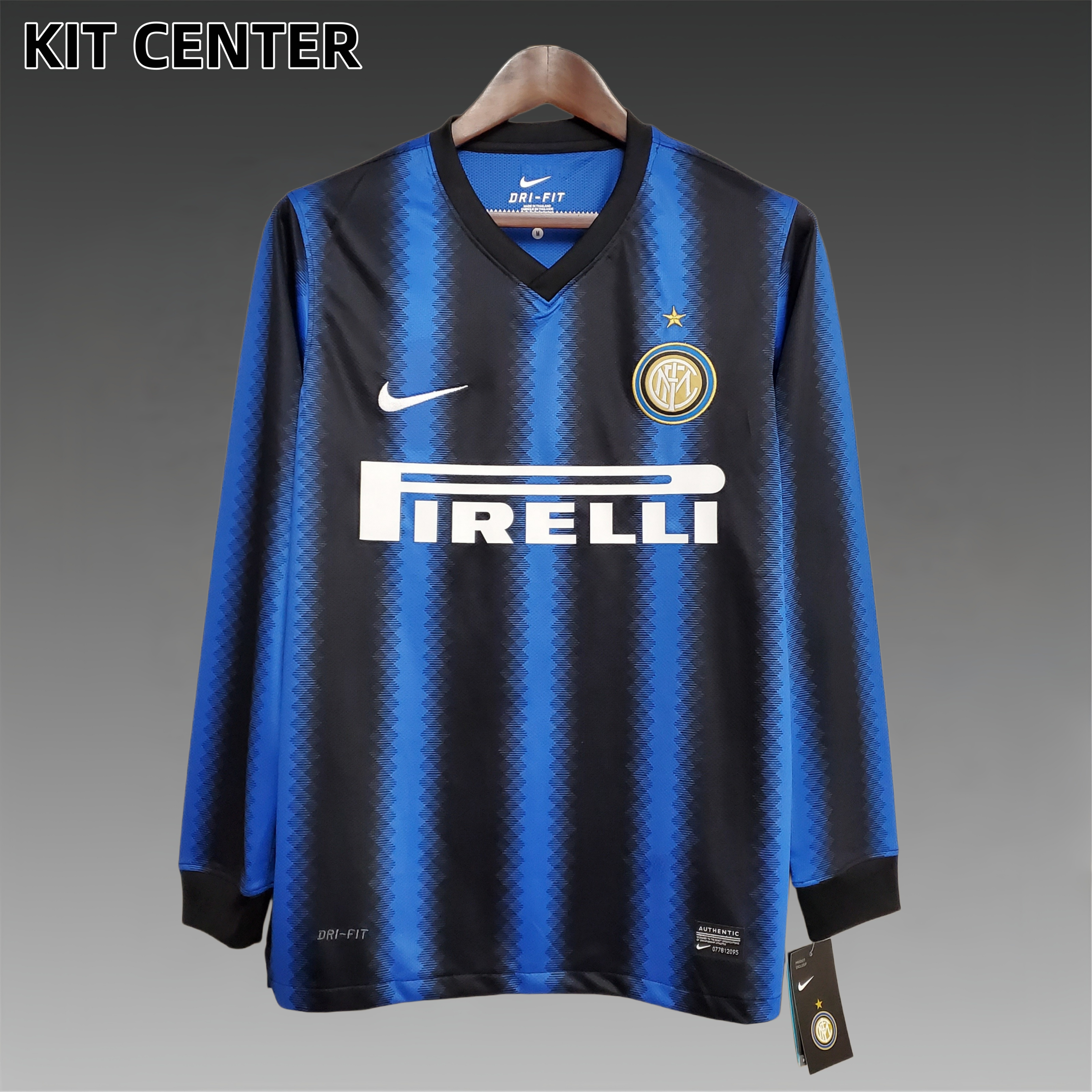 2010/2011 Inter Milan Home Retro long-sleeved Football Shirt