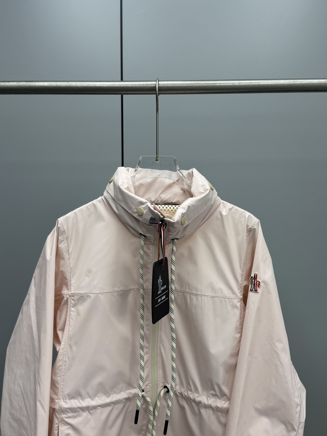 Moncler 2026 Autumn Winter Women's Jackets Polyester Stand Collar Tassel Zipper Casual Slim Woman's Coats MKDFWJ26003