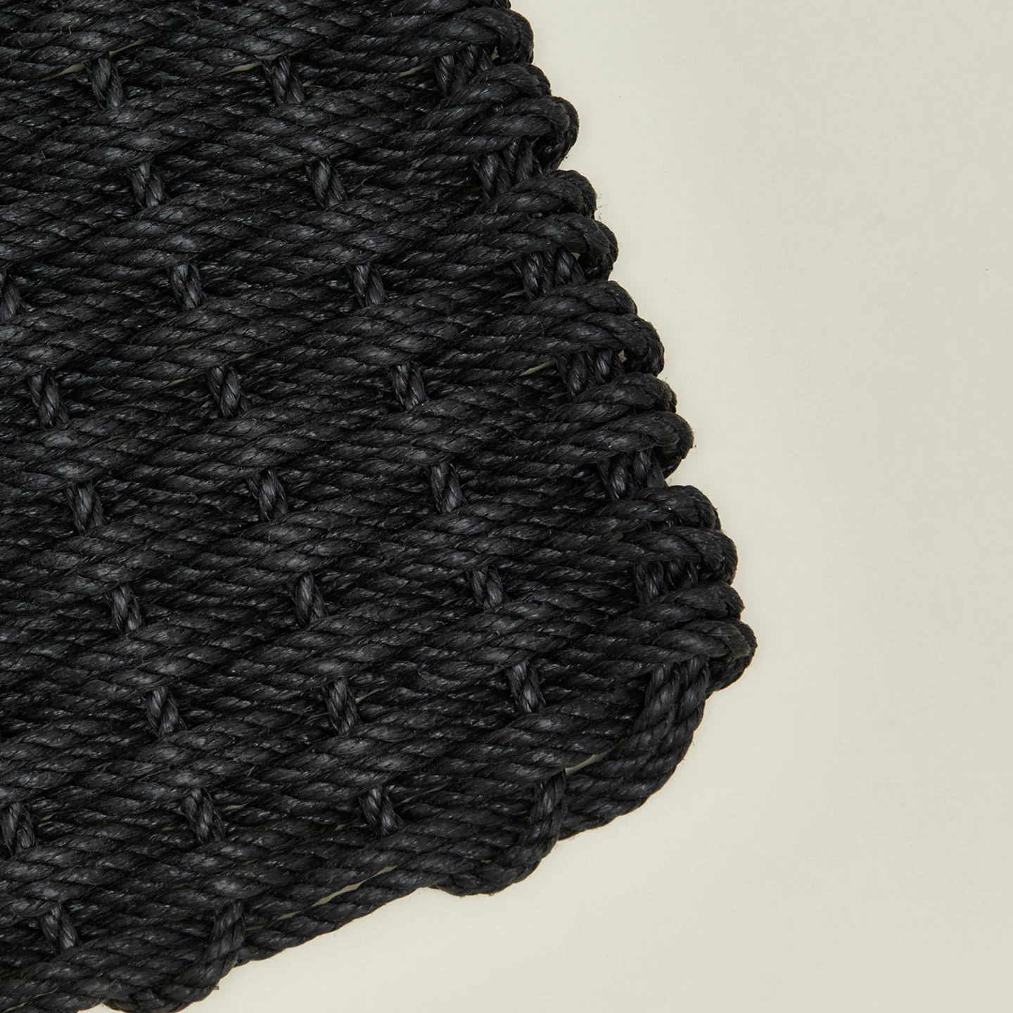Woven Rope Doormat - Charcoal