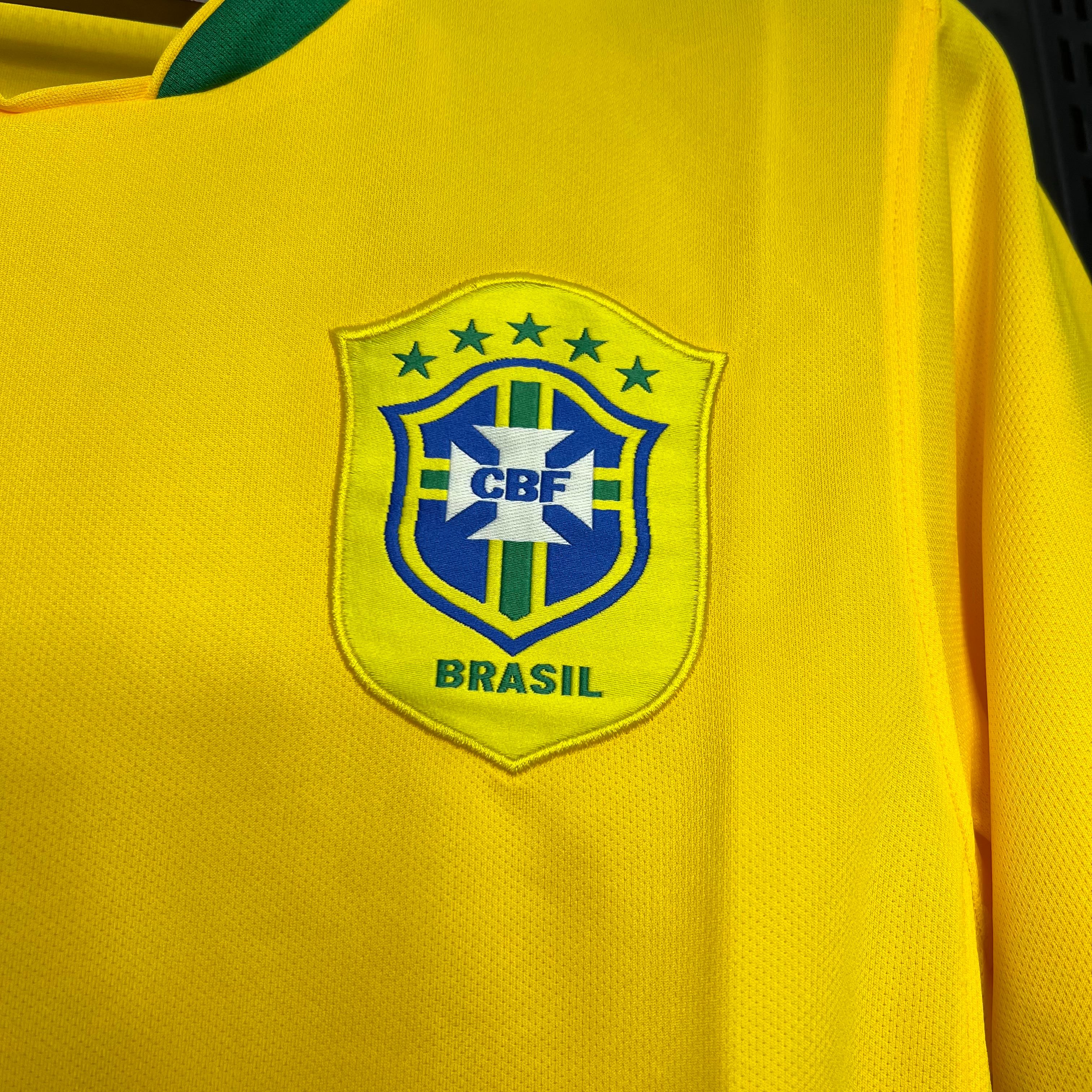 2006 Brazil Home Retro Football Shirt