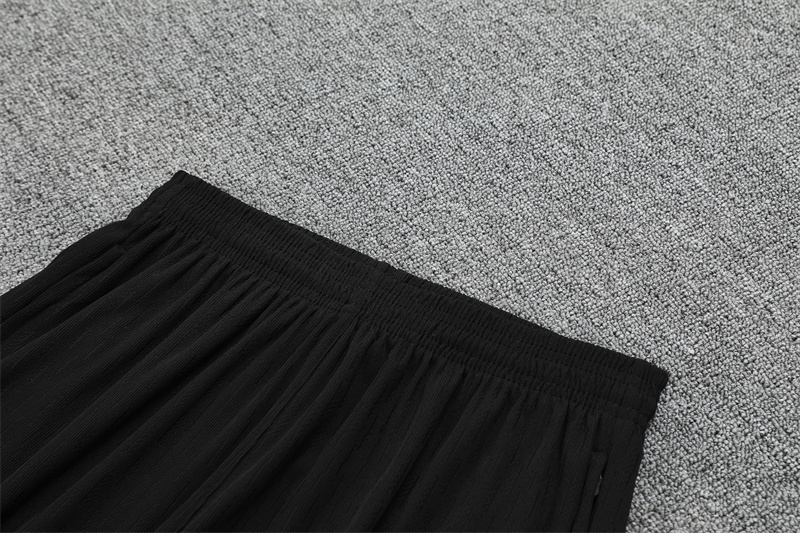 25/26 Brazil black Half Zip Training Kit (Adult Kids Kit)