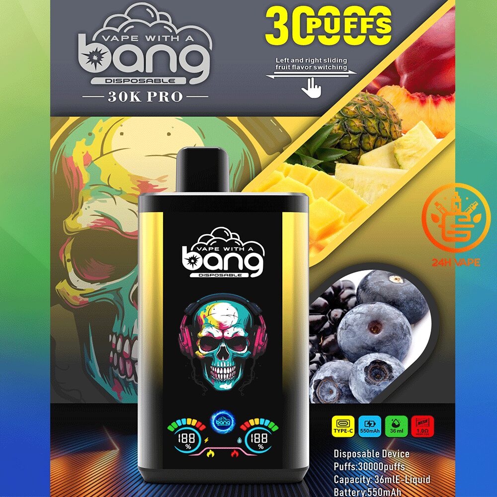 Bang 30K PRO LED Disposable Vape