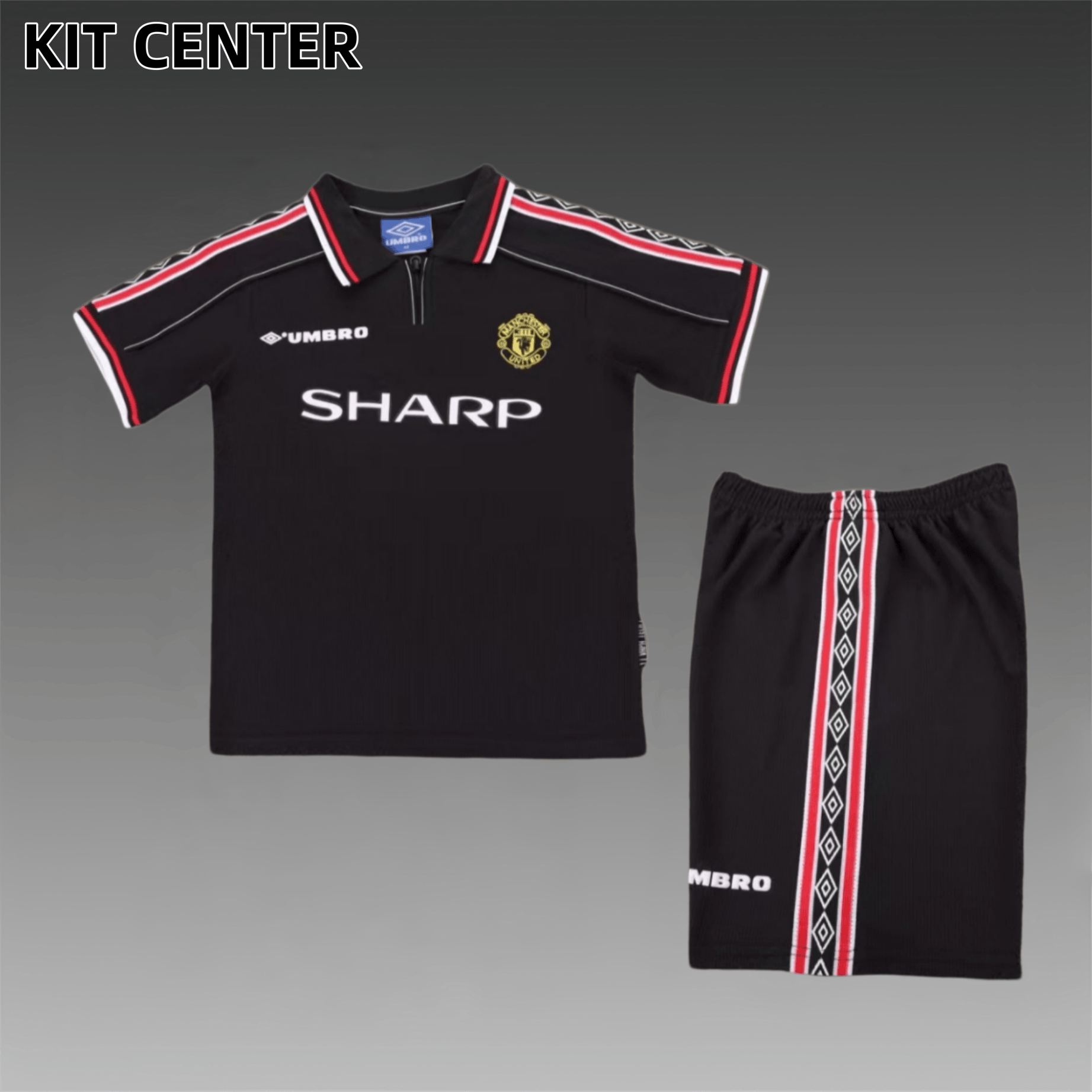98/99 Manchester United Away Retro Football Shirt ( Kids Kit )