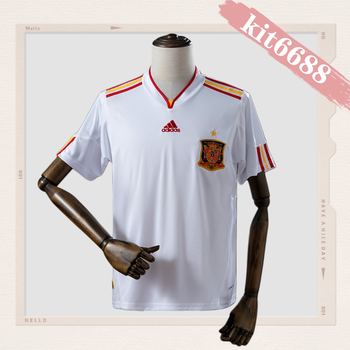 2011 Spain Away Retro Football Shirt