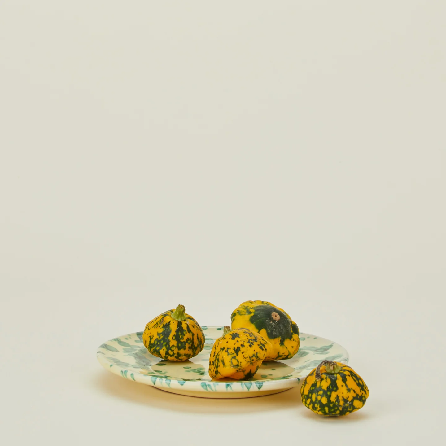 Splatter Salad Plate - Yellow/Green