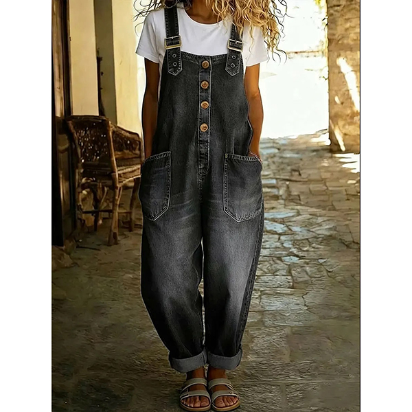 COWBOY OVERALLS JUMPSUIT