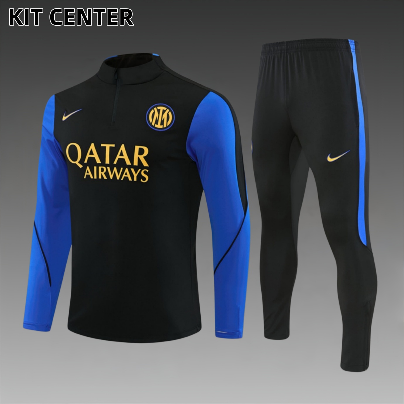 2026/2027 Inter Milan Half Pull Training Uniform (adult Kids Kit)