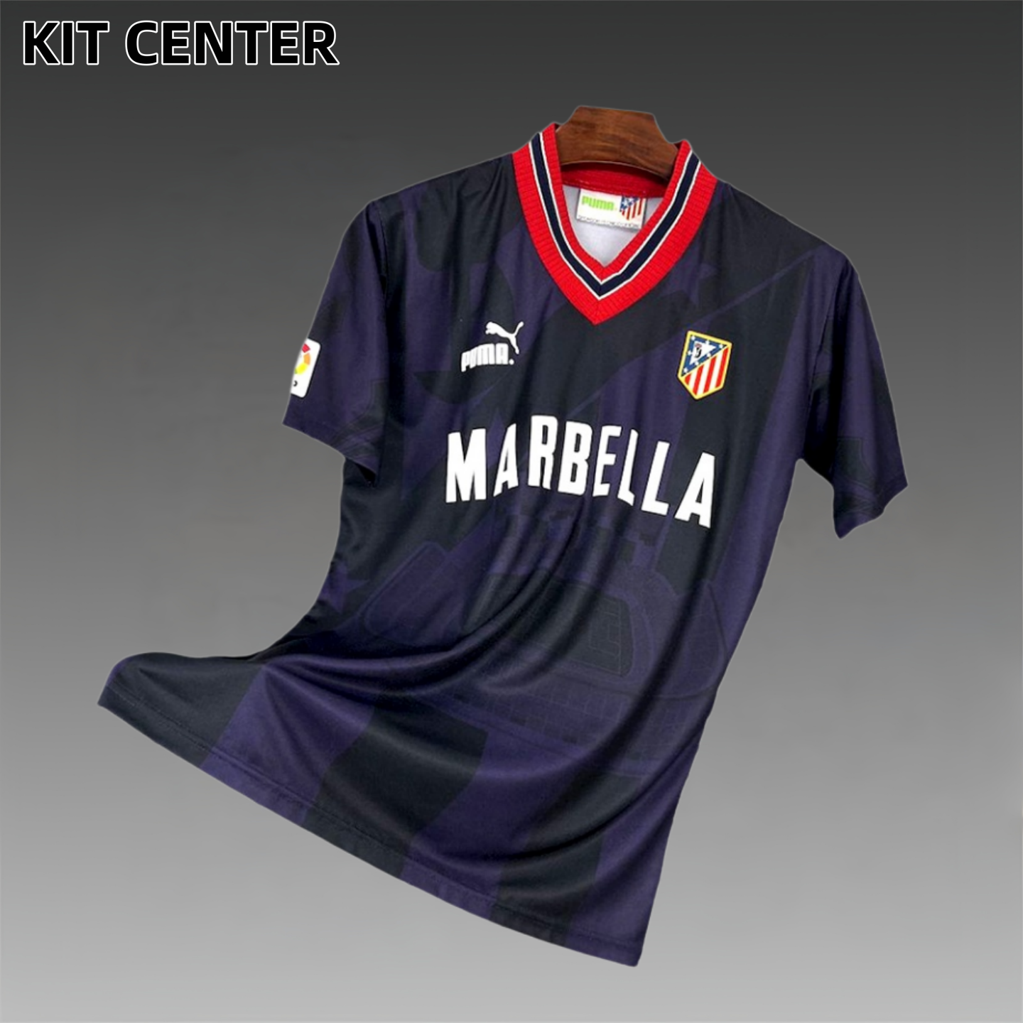 1995/1996 Atletico Madrid Second Away Retro Football Shirt