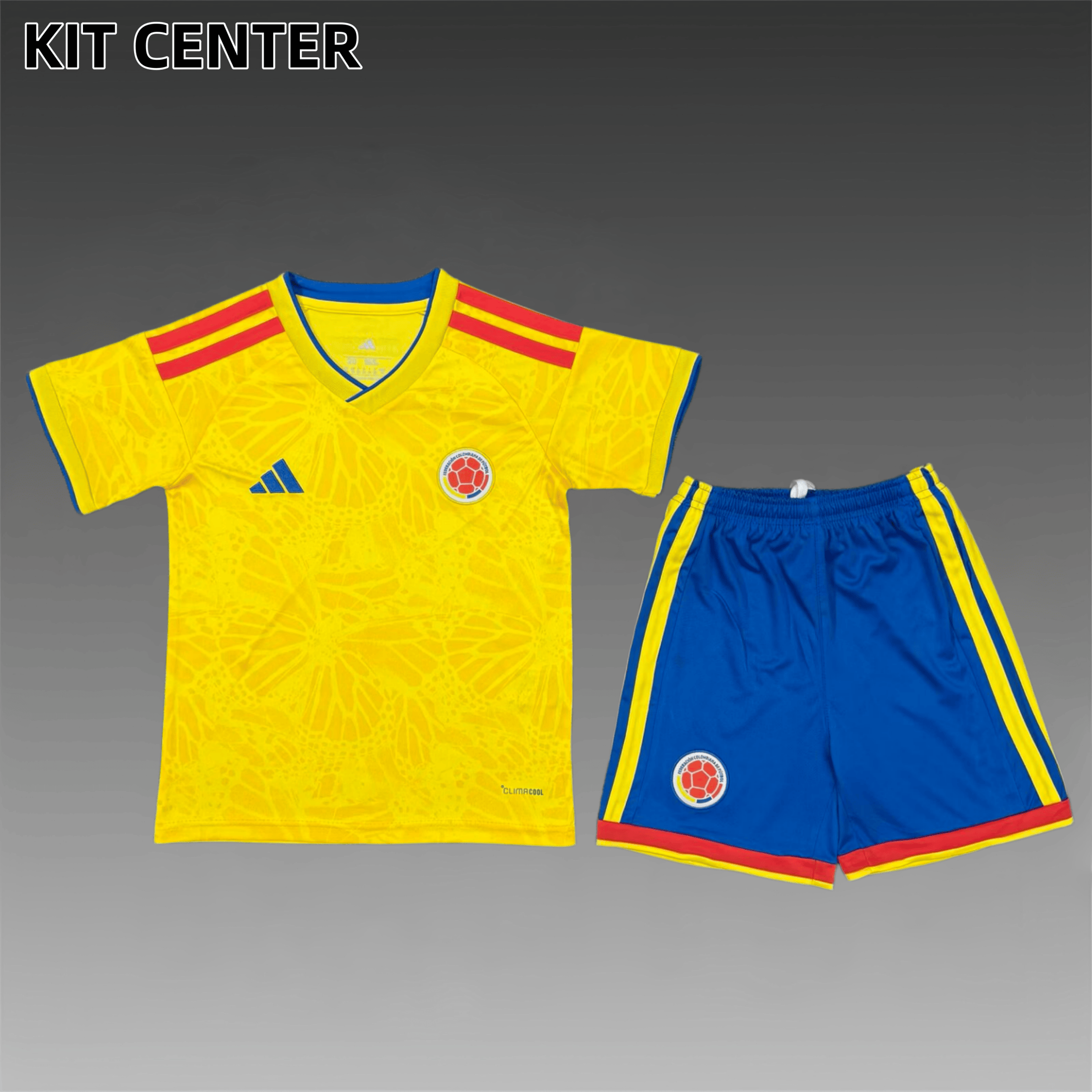 2026 Colombia Home Football Shirt (Adult Kids Kit socks)