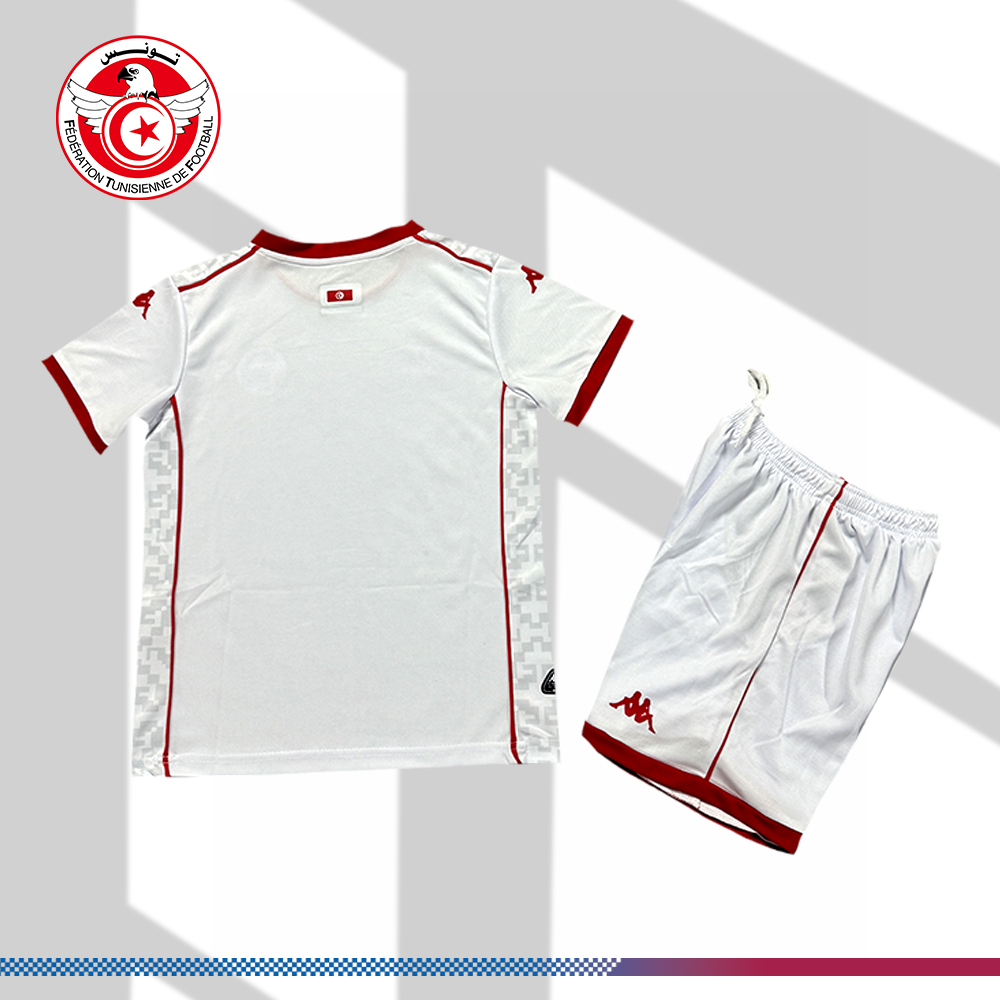 2026 Tunisia Away Football Shirt (Kids Kit socks)