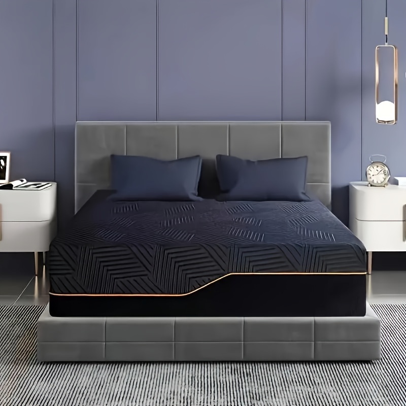 14inch Memory foam mattress, cooling gel mattress in a box, medium firmness therapeutic mattress, available in black, full size, queen size, and king size