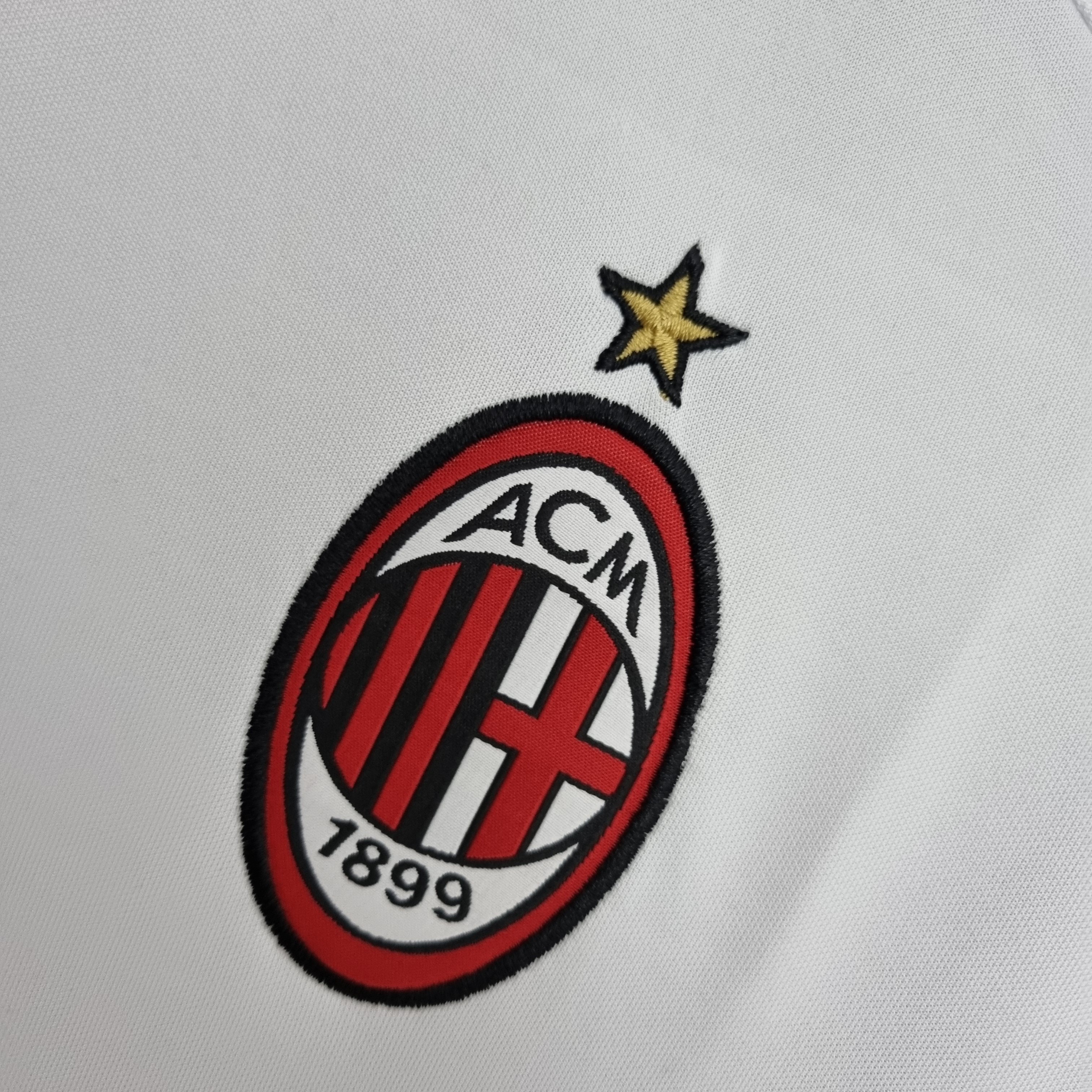 2002/2003 AC Milan Away Retro Champions League Final Edition Football Shirt