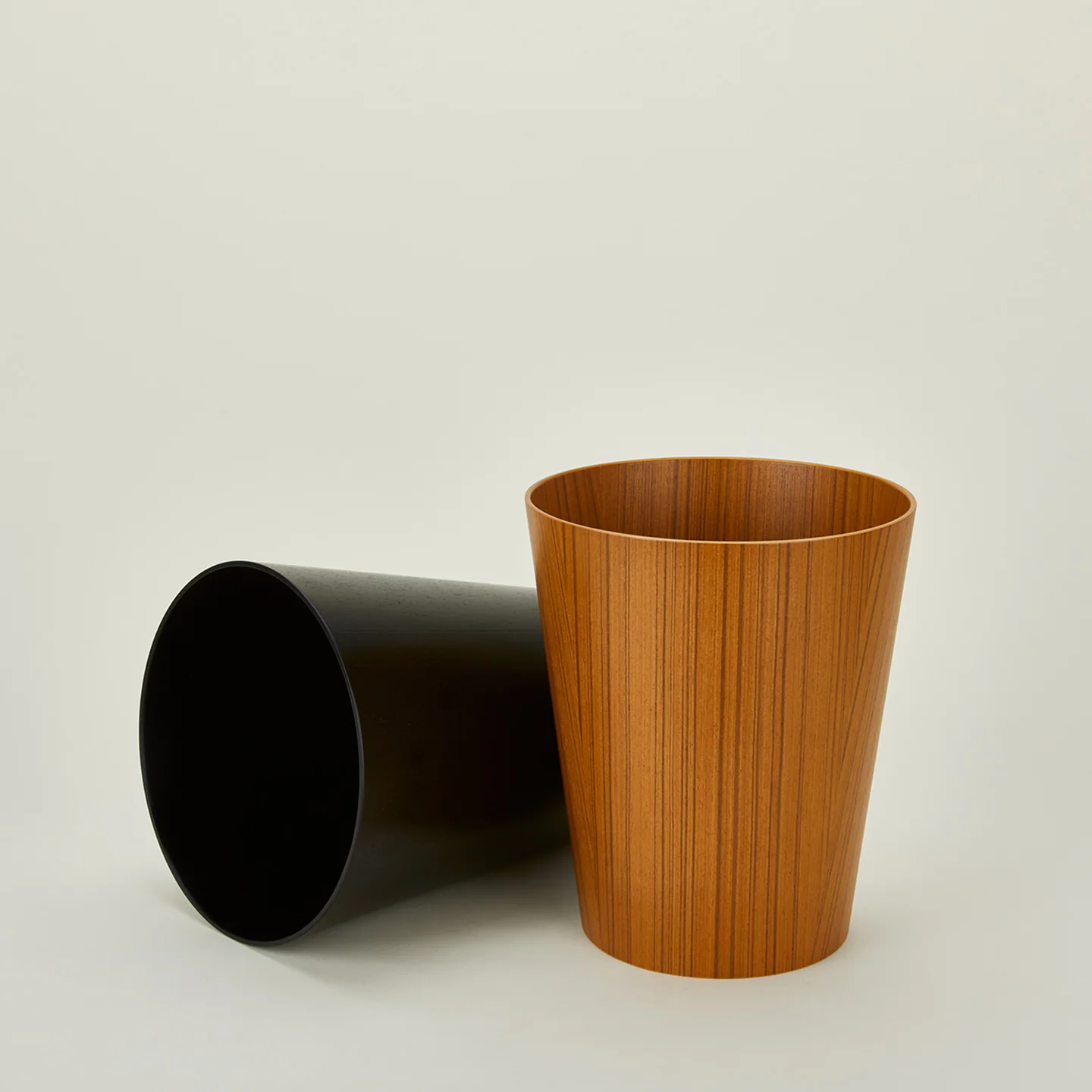 Tapered Wooden Wastebasket - Natural