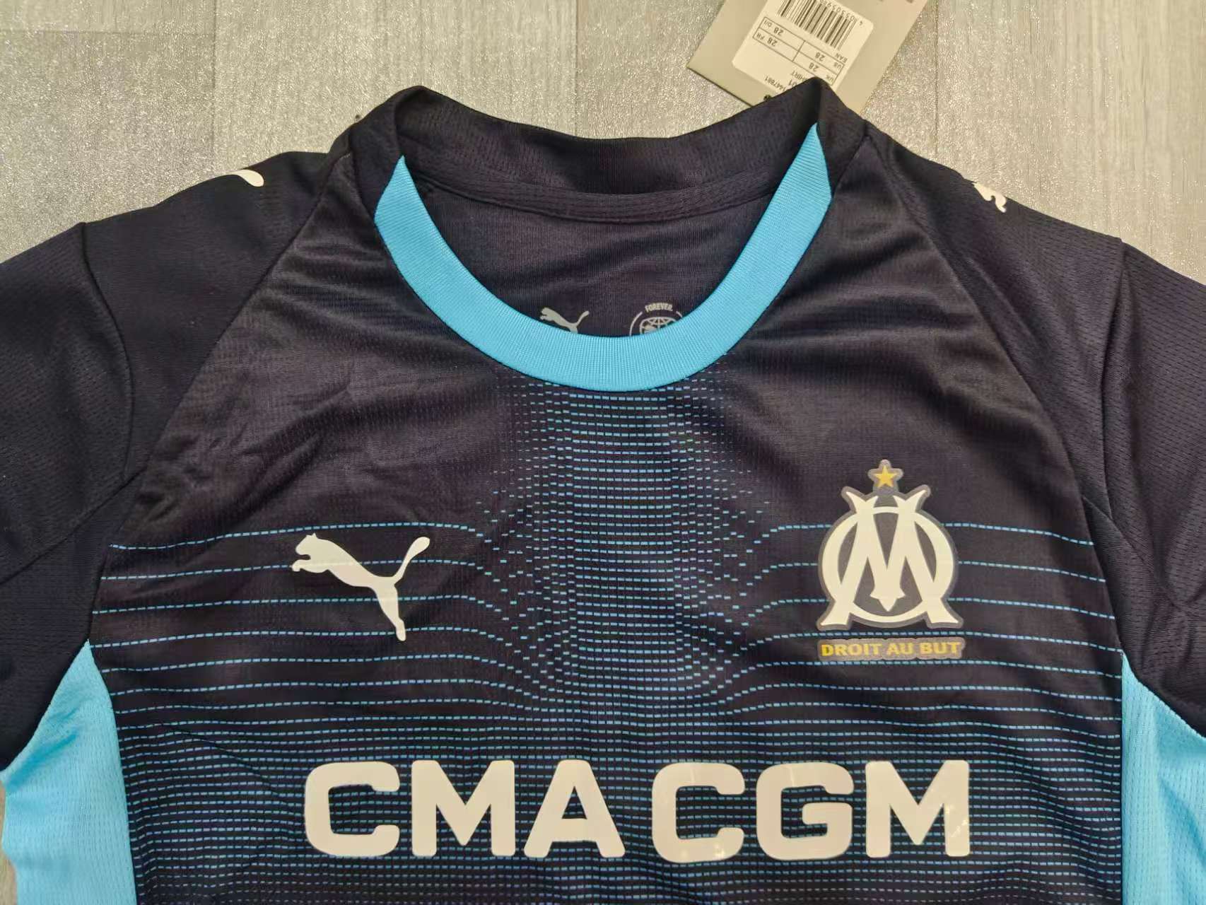 2025/2026 Marseille Away Football Shirt (Kids Kit socks )