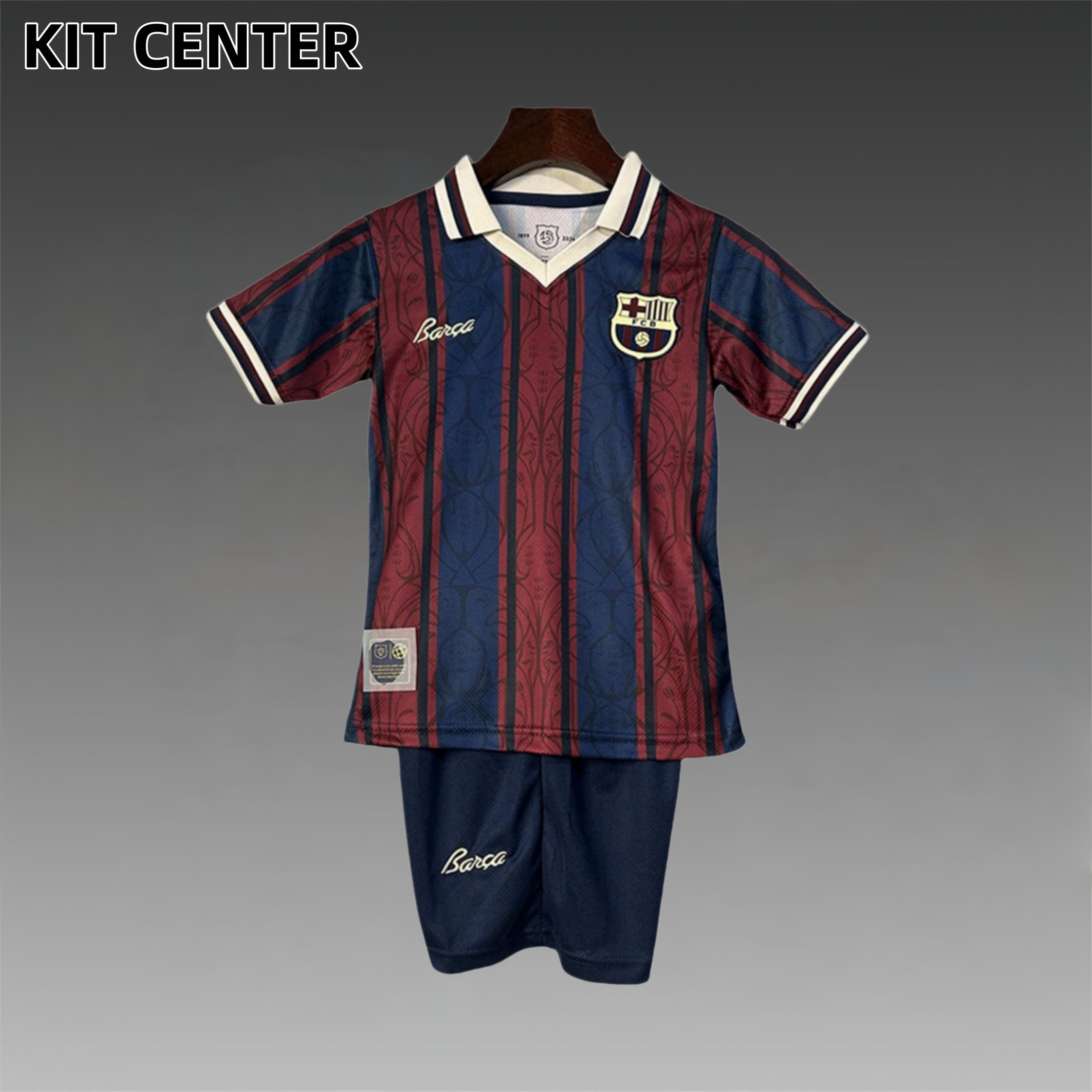 2025/2026 Barcelona 70th anniversary Football Shirt (Kids Kit socks)