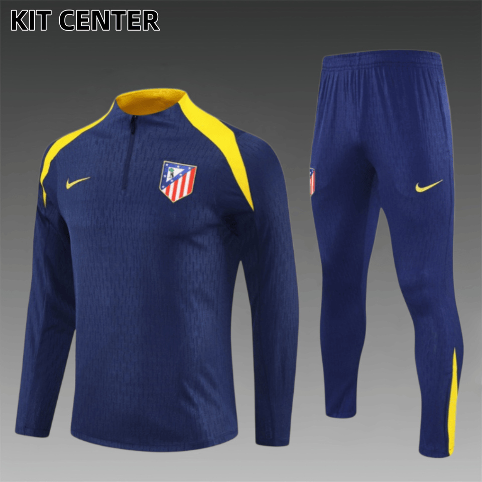 25/26 Atletico Madrid Half Pull Training Uniform (adult Kids Kit)