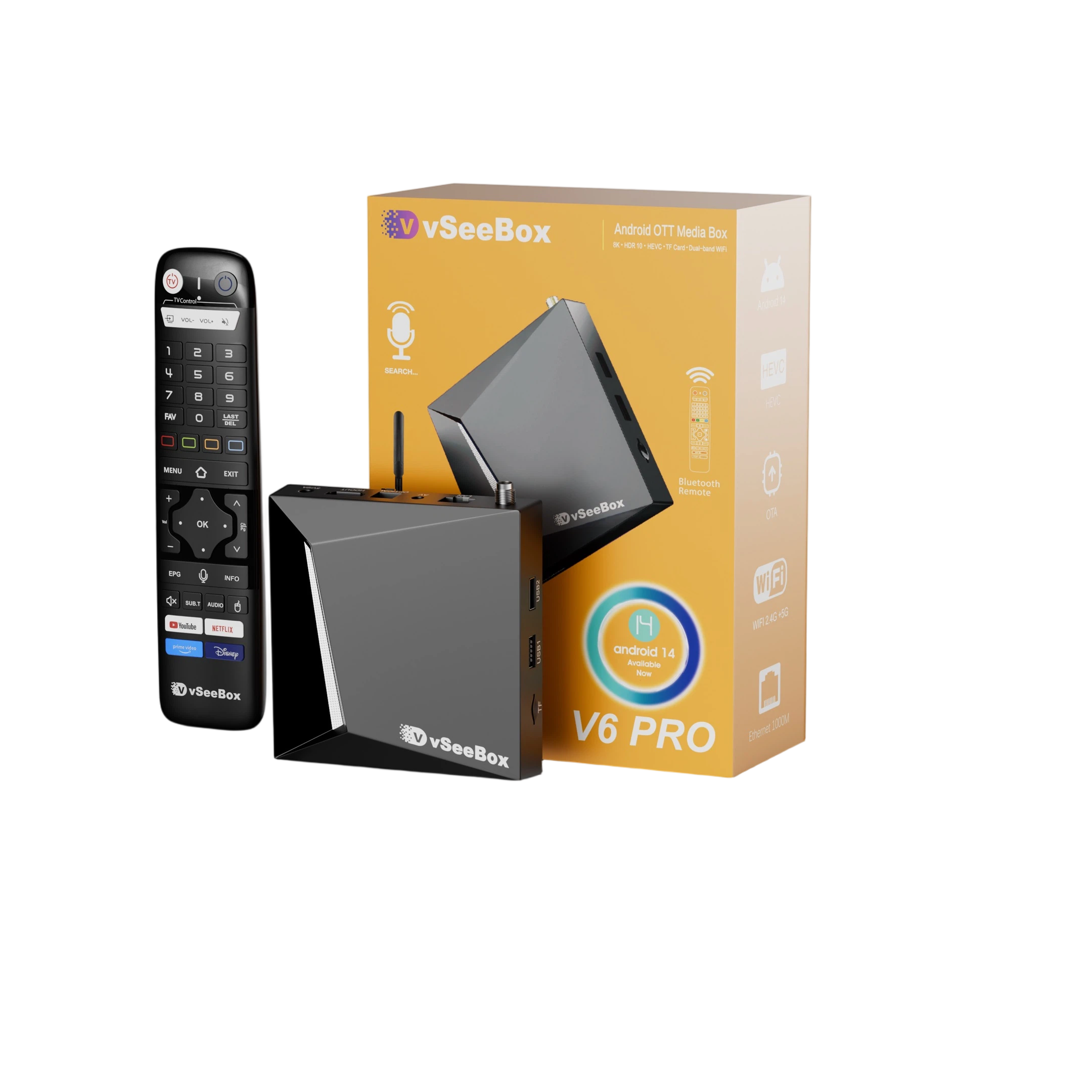 （New Products) Vseebox V6 PRO Android 8K HDR Android TV Box