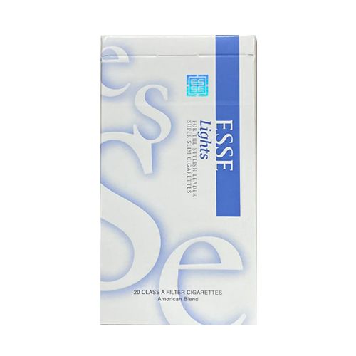 Esse Lights Cigarettes – A Premium Choice for Smooth and Mild Smoking (1 Carton)
