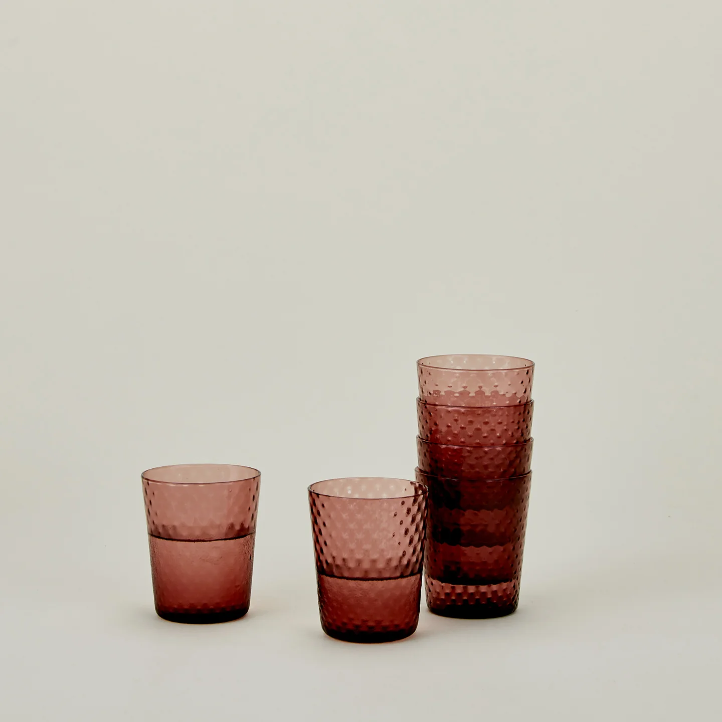 Veneziano Tumbler, Set of 6 - Amethyst